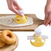 Home Baking Mould Big Donut Cake Mold Dessert Bread Plunger Cookie Cutter Maker