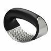Garlic Crusher Tool Kitchen Stainless Steel Manual Potato Mashed Garlic Press