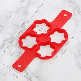 Non Stick Silicone Mold Flipping Pancake Maker - Flower Shape