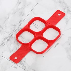 Non Stick Silicone Mold Flipping Pancake Maker - Square Shape
