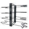 8-Layer Kitchen Organizer Rack Adjustable Metal Cabinet Pantry Pan Pot Lid Organizer Rack Holder Bakeware Plate Holder Stand