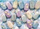 4 Cell Popsicle Maker Silicone Frozen Ice Cream Mold Juice Ice Lolly Pop Mould