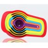 6Pcs/Set DIY Colorful Plastic Measuring SpoonCalibration Baking Tool [Color Random]
