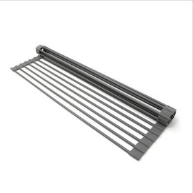 Over the Sink Multipurpose Roll-Up Dish Drying Rack