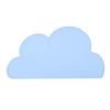 SHY98 BPA Free Cartoon Cloud Silicone Placemat Heat Resistant Plate Mat Children Bowl Coaster - Blue