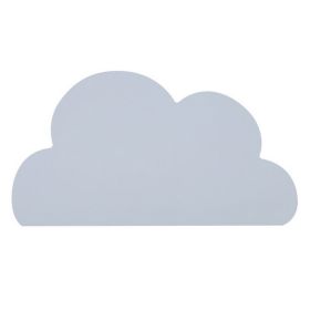 SHY98 BPA Free Cartoon Cloud Silicone Placemat Heat Resistant Plate Mat Children Bowl Coaster - Grey