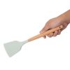 13Pcs / Set Kitchen Utensils Wooden Handle Silicone Spatula Ladle Egg Beater Kitchen Cooking Tools Kit (No FDA Certification, BPA Free) - Purple