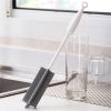 Silicone Cup Brush Kitchen Bottle Cleaning Tool Long Handle Drink Glass Bottle Wash Cup Cleaning Brush Cleaner (BPA Free, No FDA Certificate) - White
