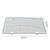 Large Size/40.5*25.5cm Square Cake Cooling Rack Carbon Steel Wire Rack for Cooking/Roasting/Grilling