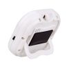 Digital Kitchen Timer Magnetic LCD Alarm Stopwatch Cooking Timer with Stand for Baking Sports Games - White