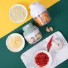 100ml BPA Free Mini Electric Garlic Crusher Grinder Masher USB Vegetable Meat Chopper (No FDA Certification) - Green