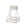 AAB050 PP+Stainless Steel+Silicone Bowl Gripping Tool Kitchen Anti-scald Bowl Plate Cup Clip - White