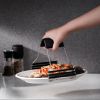 AAB050 PP+Stainless Steel+Silicone Bowl Gripping Tool Kitchen Anti-scald Bowl Plate Cup Clip - White