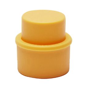 KLG01 Fizzy Drink ABS Pressing Inflate Cap Sealer Carbonated Beverage Bottle Stopper Saver (No FDA Certification, BPA Free) - Orange