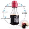 KLG01 Fizzy Drink ABS Pressing Inflate Cap Sealer Carbonated Beverage Bottle Stopper Saver (No FDA Certification, BPA Free) - Orange