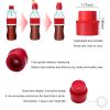 KLG01 Fizzy Drink ABS Pressing Inflate Cap Sealer Carbonated Beverage Bottle Stopper Saver (No FDA Certification, BPA Free) - Orange