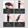 KLT KP3-362001 Curve Line Design Rechargeable Kitchen Electric Red Wine Bottle Opener with Foil Cutter - Red