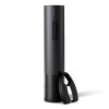 KLT KP2-371901D Matte Electric Wine Opener Indicator Light Design Kitchen Rechargeable Red Wine Bottle Opener with Foil Cutter - Black