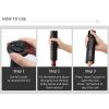 KLT KP3-362102 Electric Red Wine Opener Kitchen Tool Rechargeable Wine Bottle Opener with Foil Cutter - Black