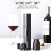 KLT EGS-KB1-601901A 4-in-1 Battery Powered Bottle Opener Vacuum Stopper Wine Pourer Foil Cutter Kitchen Electric Red Wine Opener Tools Set