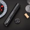 KLT EGS-KB1-601901A 4-in-1 Battery Powered Bottle Opener Vacuum Stopper Wine Pourer Foil Cutter Kitchen Electric Red Wine Opener Tools Set