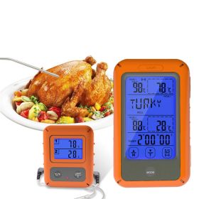 TS-TP20 Wireless Touch Screen Kitchen Thermometer BBQ Food Monitors 2 Probes