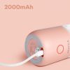 VITAMER 350ml Portable Electric Fruit Juicer USB Rechargeable Smoothie Blender Machine Kitchen Fruit Mixer Cup Juicing Cup - Pink