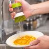 Bowl Pot Cleaning Brush with Detergent Reserve Function - Green