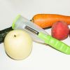 Manual Potato Peeler Hand-Held Stainless Steel Blade Peeler Portable Fruit Vegetable Peeler Tool with Container for Kitchen
