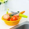 Manual Potato Peeler Hand-Held Stainless Steel Blade Peeler Portable Fruit Vegetable Peeler Tool with Container for Kitchen