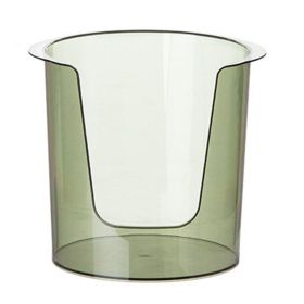 Large Size Kitchen Bowl Holder Organizer Plastic Home Desktop Cabinet Bowl Holder Rack Container (BPA Free, No FDA Certificate) - Blackish Green