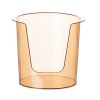 Large Size Kitchen Bowl Holder Organizer Plastic Home Desktop Cabinet Bowl Holder Rack Container (BPA Free, No FDA Certificate) - Brown