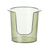 Small Size Kitchen Bowl Holder Container Plastic Home Bowl Organizer Rack (BPA Free, No FDA Certificate) - Blackish Green