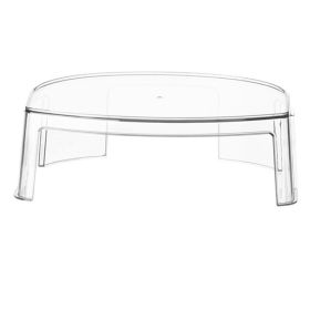 Plastic Kitchen Organizer Bowl Dishes Holder Rack Space-saving Desktop Cabinet Shelf - Transparent