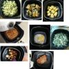 8inch Cake Baking Basket Non-stick Baking Dish Tray Container for Electric Air Fryer (BPA-free, No FDA Certificate)