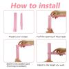 Food-grade PP Adjustable Fondant Spatula Cream Leveling Device DIY Baking Pastry Tool (BPA-free, No FDA Certificate) - Pink
