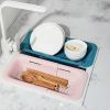 Plastic Sink Drain Basket Retractable Vegetable Washing Hanger Kitchen Supplies (without FDA Certificate, BPA Free) - Pink