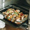 2L Heat-resistant Glass Baking Dish Transparent Cooking Oblong Casserole Dish Rectangular Baking Pan Glass Bakeware (BPA-free, No FDA Certificate)
