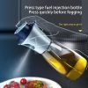 OBA Oil Squeeze Bottle Portable Oil Spray Bottle Oil Dispenser Cooking Kitchen Accessories (150ml) (without FDA Certificate) - Blue