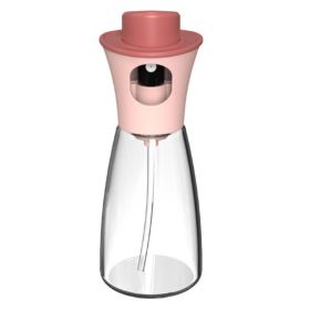 OBA Oil Squeeze Bottle Portable Oil Spray Bottle Oil Dispenser Cooking Kitchen Accessories (150ml) (without FDA Certificate) - Pink