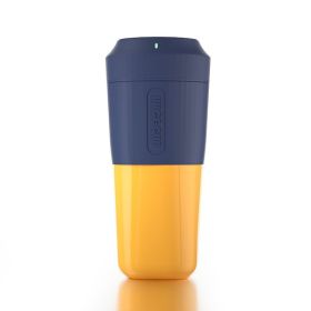 JC01 Wireless Mini Blender Electric Juicer Portable Juice Cup Cut Mixer with Six Blades for Home Office Travel (Without FDA, BPA-free) - Blue