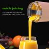 JC01 Wireless Mini Blender Electric Juicer Portable Juice Cup Cut Mixer with Six Blades for Home Office Travel (Without FDA, BPA-free) - Green