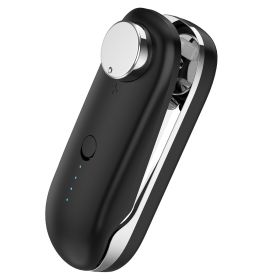 Electroplating Mini Bag Sealer Handheld Heat Sealer Fridge Magnet - Black