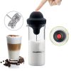 Milk Frother Electric Glass Milk Frother with Stainless Steel Head for Coffee, Latte, Cappuccino (No FDA, BPA-Free)