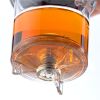 SAMADOYO 350ML Tea Mug Food-graded High Borosilicate Glass Clear Tea Cup with Infuser and Lid (BPA-free, No FDA Certificate) - Transparent