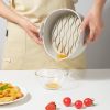8.8-inch Non-stick Air Fryer Pan Basket Air Fryer Silicone Liner Pot Reusable Baking Tray (No FDA Certificate) - Green