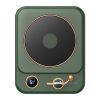 K22 3 Gears Adjustable Temperature Smart Heating Coffee Mug Warmer Digital Display Cup Heater, Chrome Plated - Green