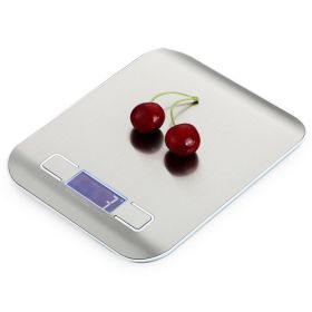 Ultra-thin touch screen Digital Kitchen Scale Stainless Steel LED Electronic Weight Scale