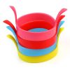 4Pcs Egg Ring Pancake Ring Round Silicone Egg Shaper with handle