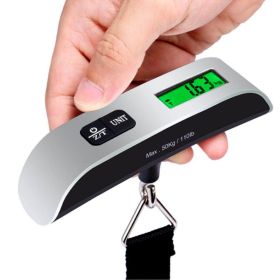 Electronic Balance Digital Luggage Hanging Scale with Backlit LCD Display Tare Function